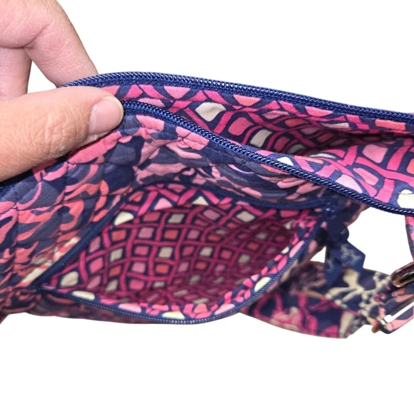 Vera Bradley Pink and Purple Women's Crossbody Bag - Picture 8 of 8
